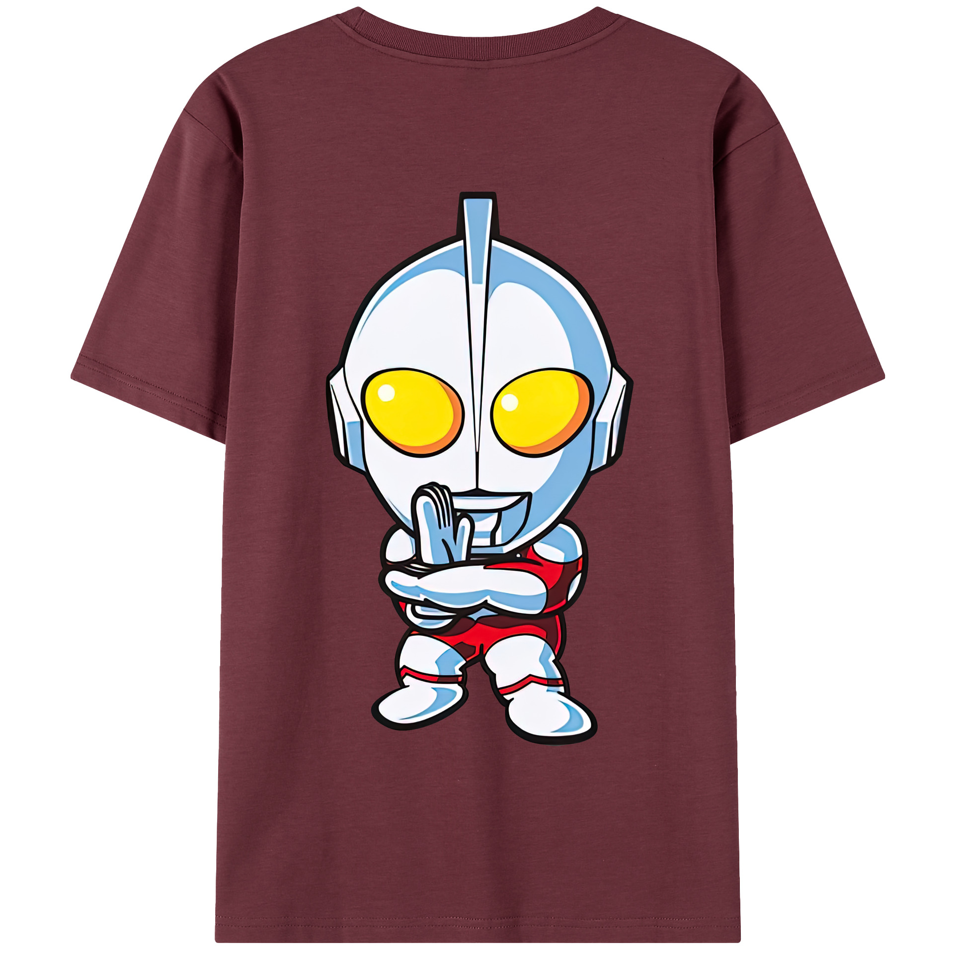 （画像用） ウルトラマン Ultraman 綿100％半袖Tシャツ（背面プリント）